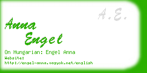 anna engel business card